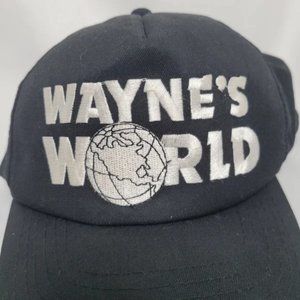 Vintage 90s Wayne's World 1991 Movie Promo Snapback Hat